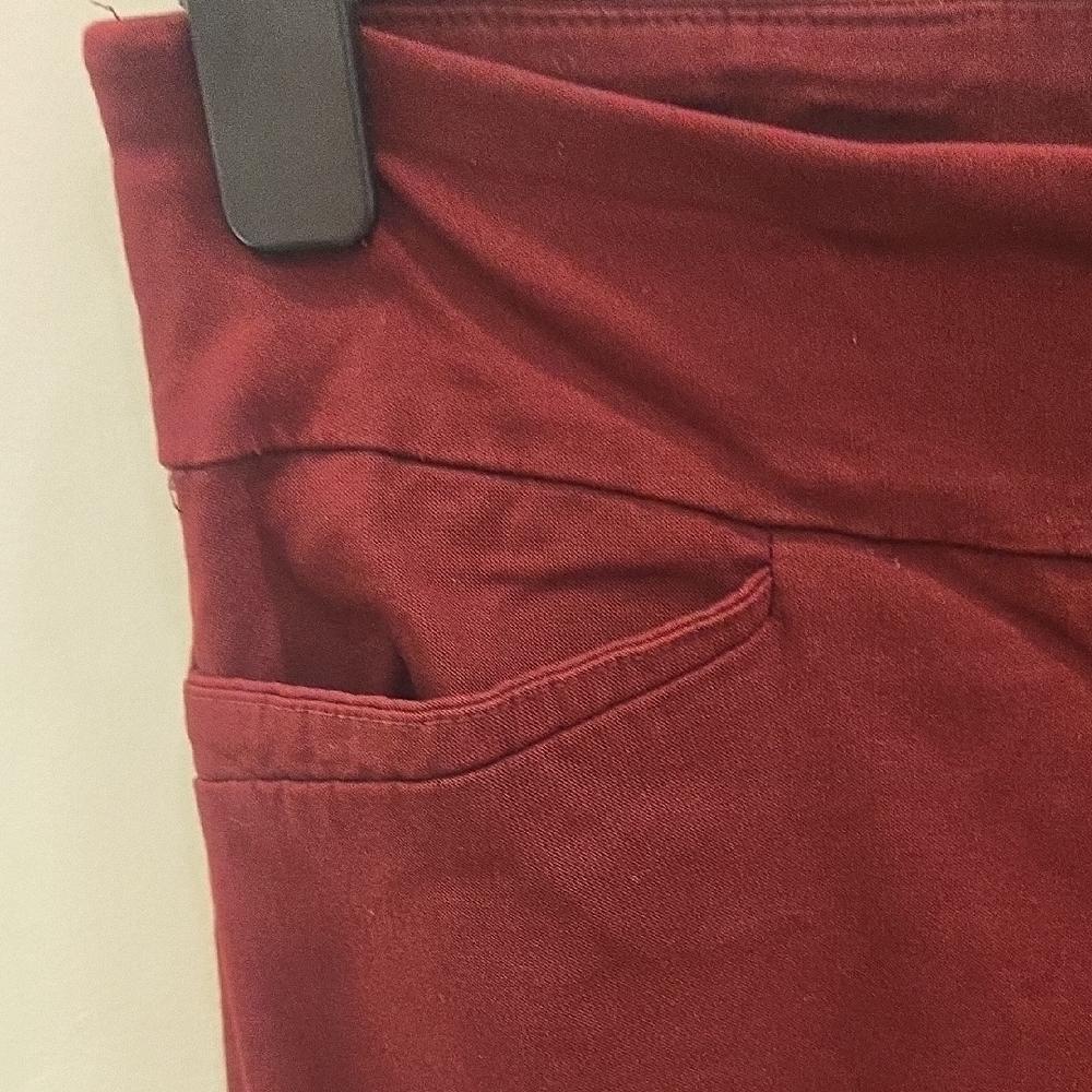 Van Heusen Burgundy Trousers - Picture 3 of 10